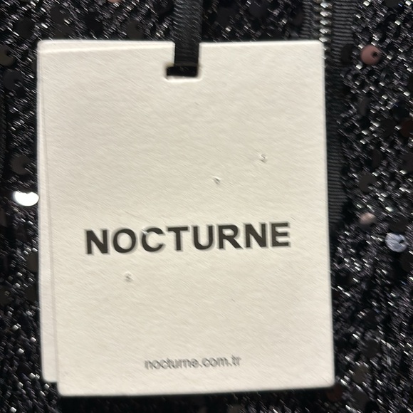 ⭐️⭐️ Nocturne Sequined Flowy Mini Dress NWT XS - Picture 11 of 12